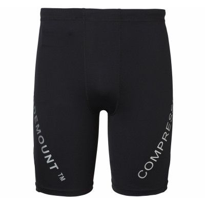 Compression Short Tights, Black/Silver, M,  Swedemount