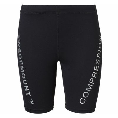 Compression Short Tights W, Black/Silver, 44,  Tights