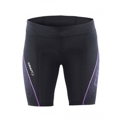 Craft Delta Compression Short Tights Dam - Svart/Lila - Utförsäljning