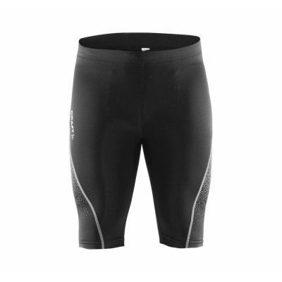 Delta Compression Short, Black/Silver, L,  Craft