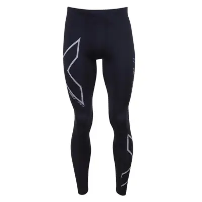 Hyoptik Comp Tights-M, Black/Silver Reflective Logo, Xs,  2xu