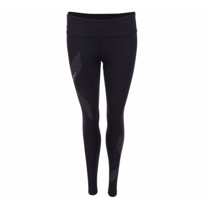Mid-Rise Compression Tights- W, Black/Dotted Reflective, Xxl,  2xu