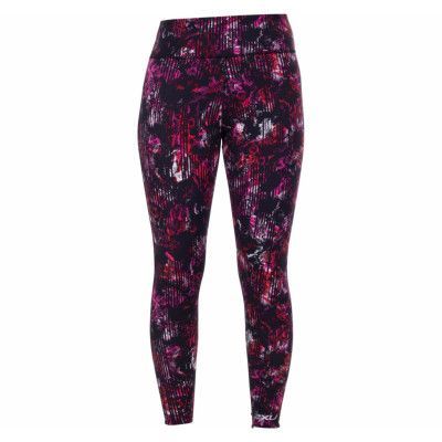 Print Fitmidrisecomp Tight-W, Botanical Glitch/Silver, Lt,  2xu