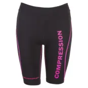 Run Compression Sh Tights W, Black/Fresh Pink, 34,  Löpning
