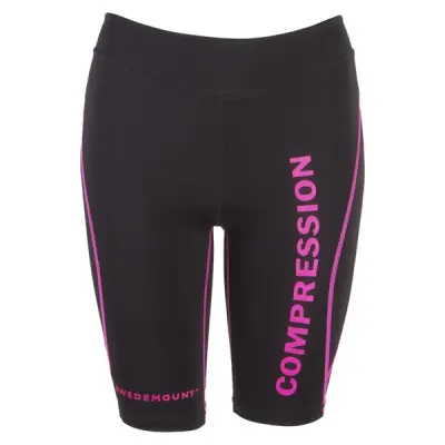 Run Compression Sh Tights W, Black/Fresh Pink, 34,  Löpning