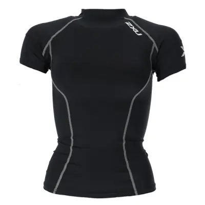 Compression S/S Top - Dam, Svart, Xs,  2xu