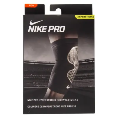 Hyp Str Elbow Sleeve 2.0, Black/Silver/White, S,  Nike