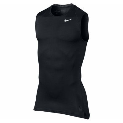 M Np Top Comp Sl, Black/Dark Grey/White, S,  Nike