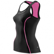 Skins A200 Womens Racer Back Top - Kompressionslinne - Black/Pink