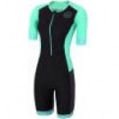 Zone3  Women's Aquaflo Plus Short Sleeve Trisuit - Triathlondräkter