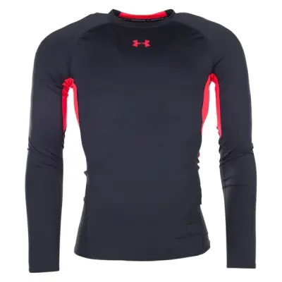 Ua Hg Armour Ls, Anthracite, Xl,  Under Armour
