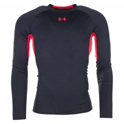 Ua Hg Armour Ls, Anthracite, Xs,  Under Armour