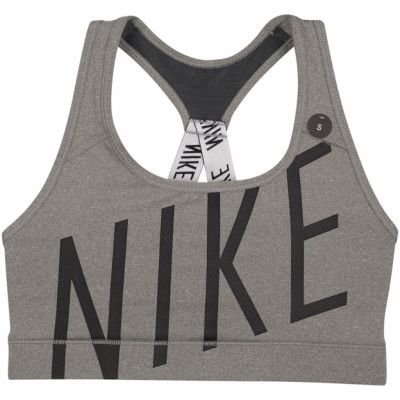W Nk Vctry Cmprssn Grx Bra, Carbon Heather/Black/Black, Xs,  Nike