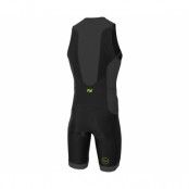 Zone3 Aquaflo Plus Trisuit Men Black/Grey/Neon Green