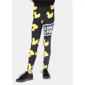 Aruba Tights Jr, Black Yellow Duck, 130,  Byxor