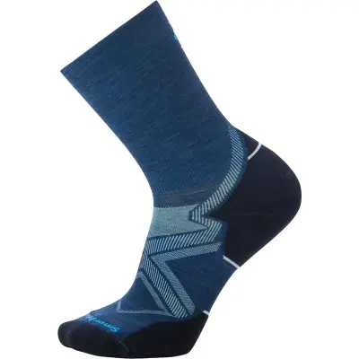 Smartwool Run Cold Weather Targeted Cushion Crew Socks Strumpor Alpine Blue, L