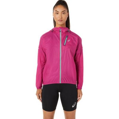 Asics Fujitrail Jacket Women Fuchsia Red