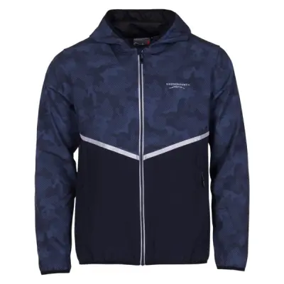 Athletic Jacket, Dk Navy/Navy Aop, Xl,  Swedemount Jackor