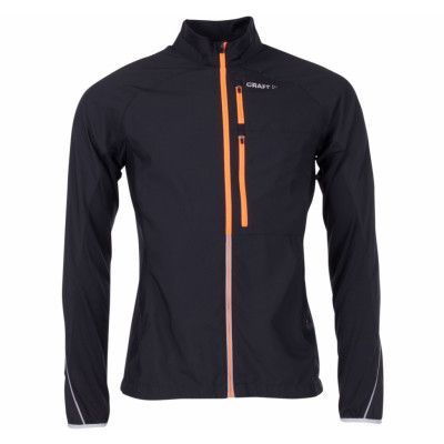 Breakaway Jacket M, Black/Flourange, M,  Craft
