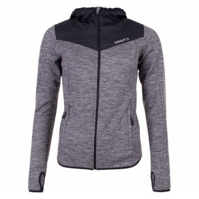 Breakaway Jersey Jkt W, Dk Grey Melange/Black, L,  Craft