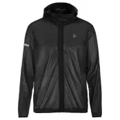 Craft Pro Hydro Lightweight Jacket M Black/Black - XXL