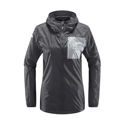 Haglöfs L.I.M Shield HoodedJacket Women Magnetite/Concrete