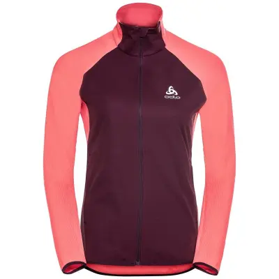 Odlo Jacket Zeroweight Warm Hybrid W Löparjacka Siesta/Winetasting, S