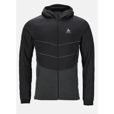 Odlo M Jacket Run Easy S-Therm, Black, M,  Längdskidkläder