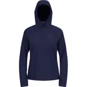 Odlo X-Alp Waterproof Pro Jacket W Dam Blå XS | Löparjacka