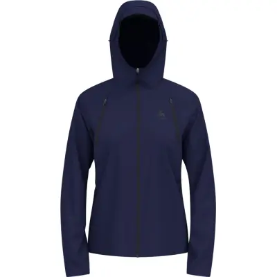 Odlo X-Alp Waterproof Pro Jacket W Dam Blå XS | Löparjacka