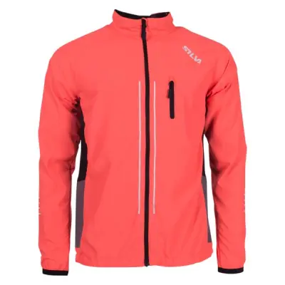 Perform Run Jacket, Orange, M,  Silva