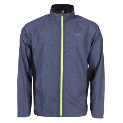 Run Jacket Sr, Navy Melange/Neon Yellow, M,  Swedemount Jackor