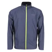 Run Jacket Sr, Navy Melange/Neon Yellow, Xl,  Löparjackor