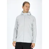 Run Plcd Graphic Woven Hooded, Platinum Gray, M,  Löparkläder
