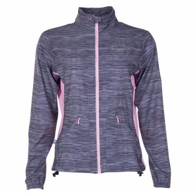 Running Jacket W, Black Melange/Lt Pink, 34,  Swedemount Jackor