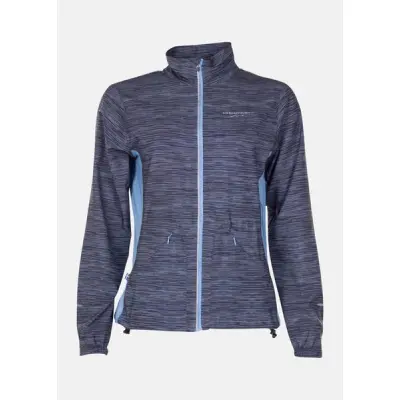 Running Jacket W, Dk Navy Melange/ Lt Blue, 48,  Träningsjackor