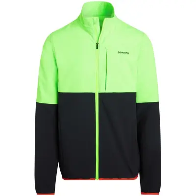 Saucony Bluster Jacket M Löparjacka Vizi Slime, S