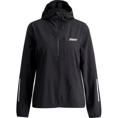 Swix 5K Jacket W Dam Svart XS | Löparjacka