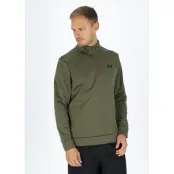 Ua Armour Fleece 1/4 Zip, Marine Od Green, L,  Löparkläder