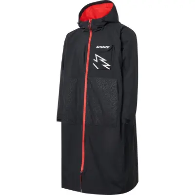 Uswe Warm Changing Robe Löparjacka Black, L/XL