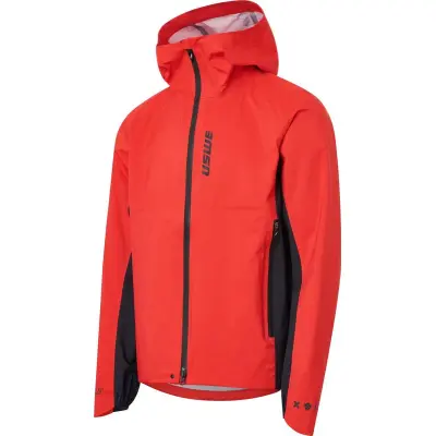 Uswe Waterproof Jacket M Löparjacka Flame Red, XL
