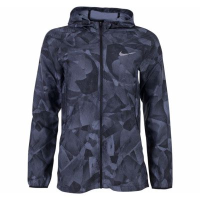 W Nk Essntl Jkt Hd Pr, Black/Black, M,  Nike