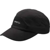 Craft Hypervent Run Cap Svart ONE SIZE | Löparkeps