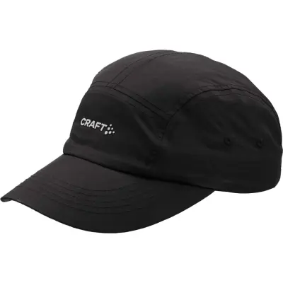 Craft Hypervent Run Cap Svart ONE SIZE | Löparkeps