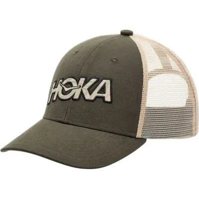 Hoka One One Logo Trucker Löparkeps Slate, OZ