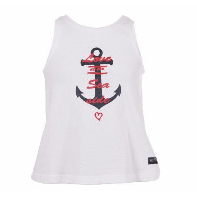 Anchor Singlet, White, 150,  Junior
