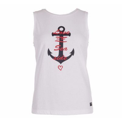Anchor Singlet, White, 42,  Dam