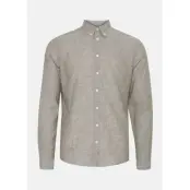 Cfanton 0053 Bd Ls Linen Mix S, Burnt Olive, L,  Långärmade Skjortor