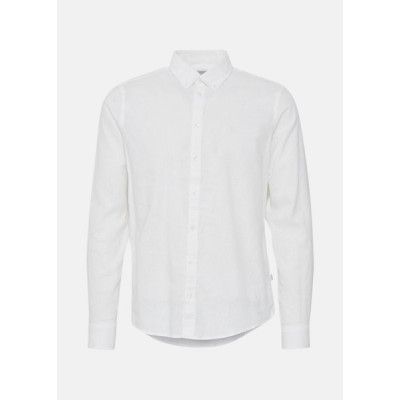 Cfanton 0053 Bd Ls Linen Mix S, Snow White, S,  Långärmade Skjortor