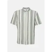 Cfanton Ss Linen Mix Shirt, Feldspar, Xl,  Kortärmade Skjortor